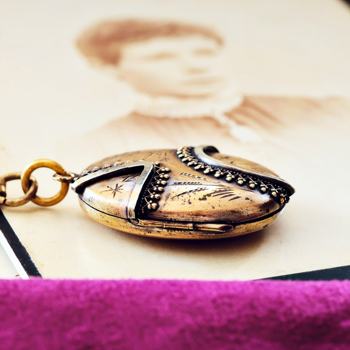 Antique Victorian Aesthetic Revival Locket