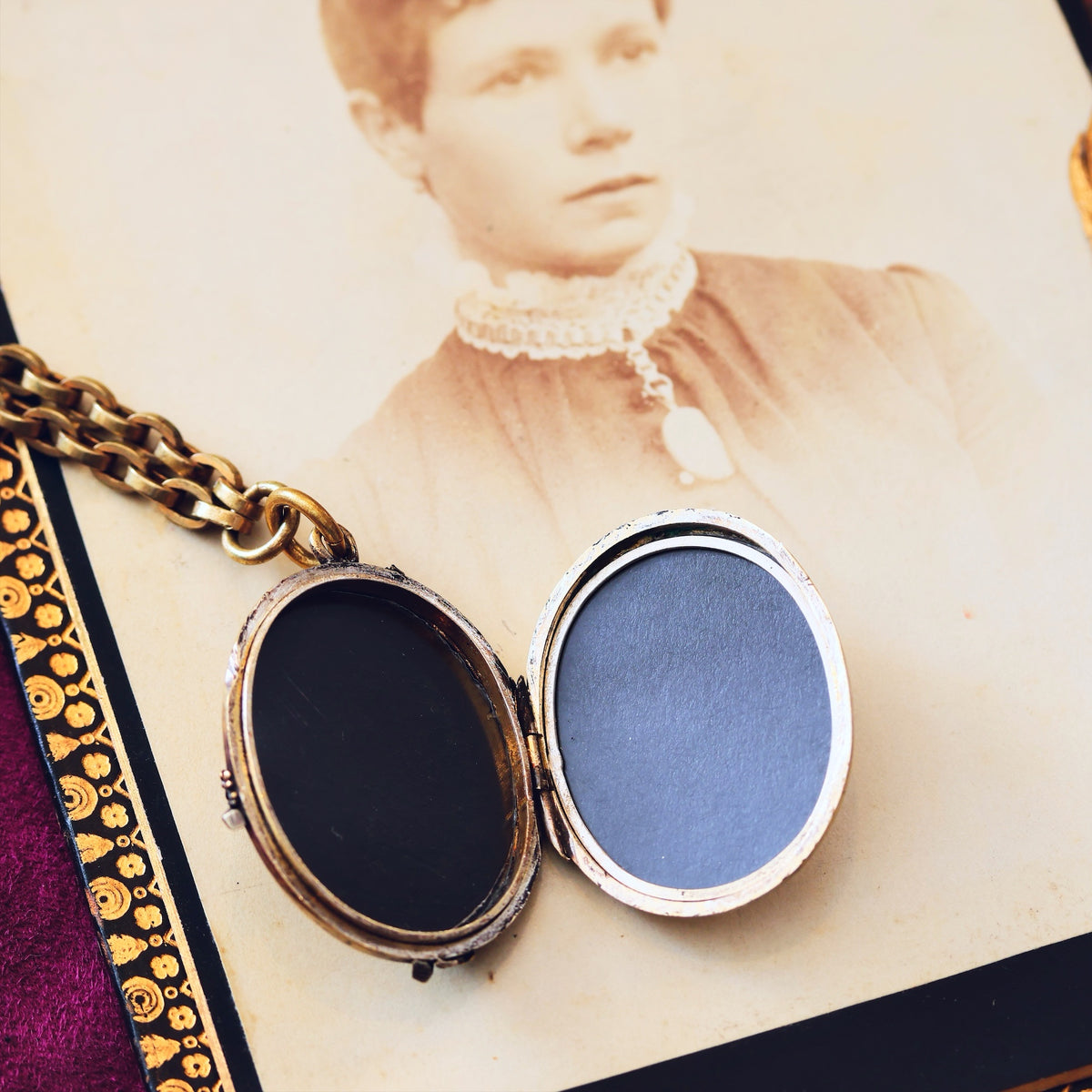 Antique Victorian Aesthetic Revival Locket