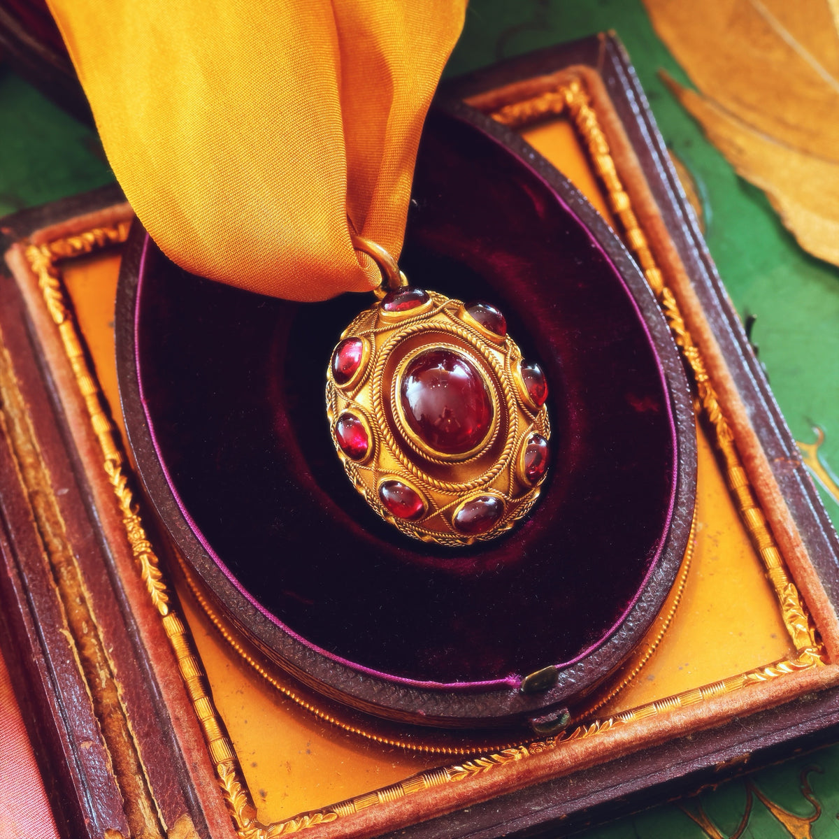 Heirloom Victorian Antique Archaeological Revival Locket