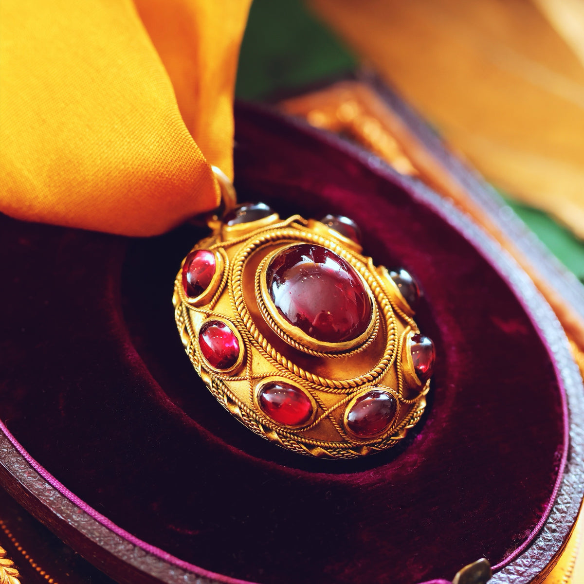 Heirloom Victorian Antique Archaeological Revival Locket