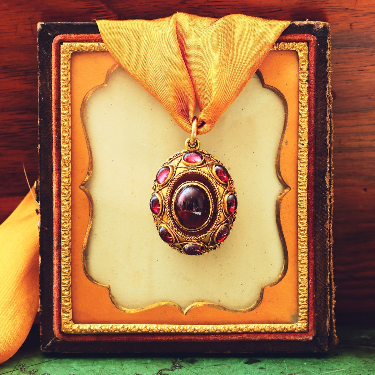 Heirloom Victorian Antique Archaeological Revival Locket