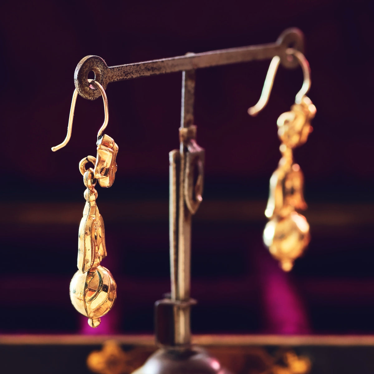 Archaeological Revival Victorian Dangle Earrings