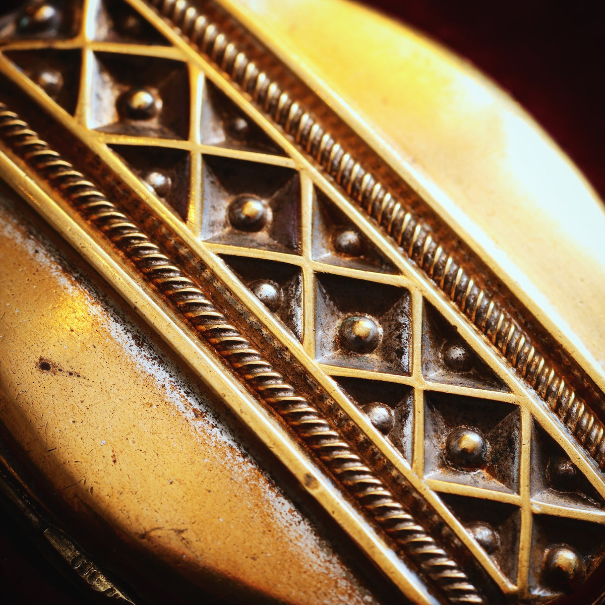Statement Antique Victorian Locket & Chain