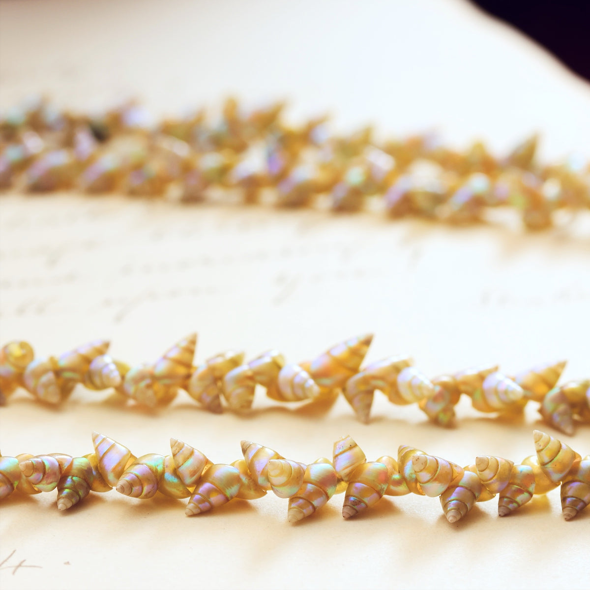 Antique Victorian Maireneer Shell Necklace