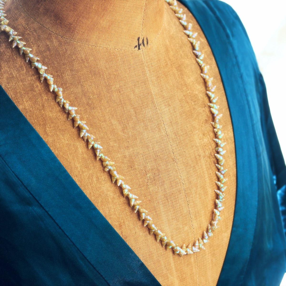 Antique Victorian Maireneer Shell Necklace