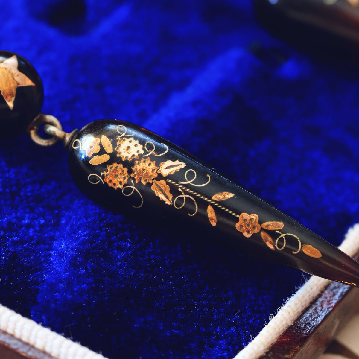 Antique Victorian Pique Earrings