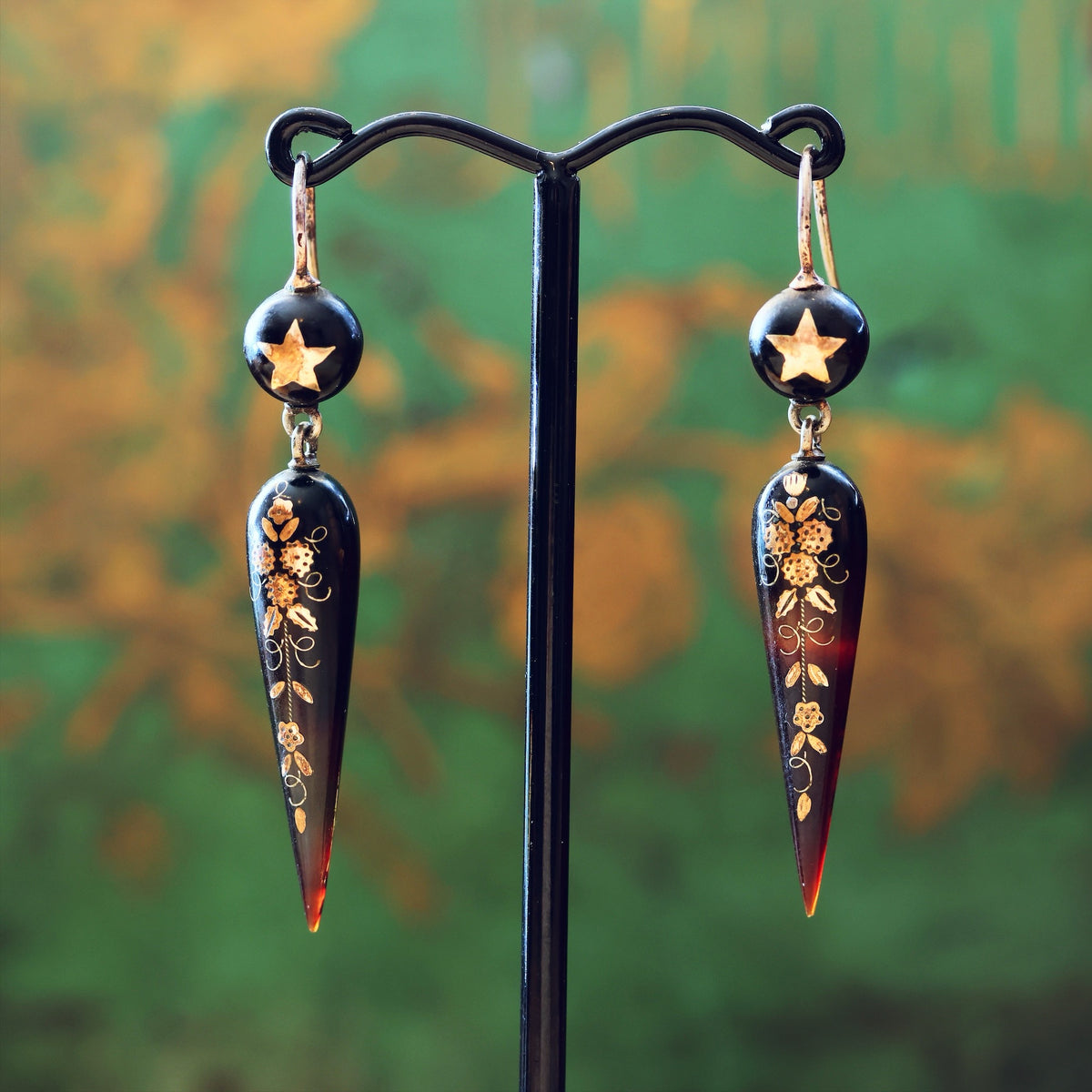 Antique Victorian Pique Earrings