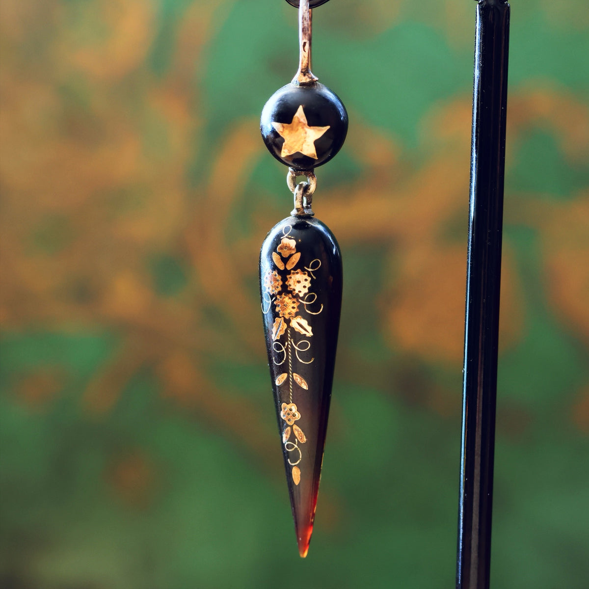 Antique Victorian Pique Earrings