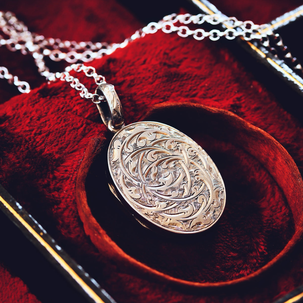 Antique Victorian Silver Aesthetic Revival Locket