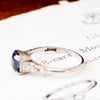 Vintage Art Deco Sapphire & Diamond Engagement Ring
