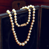 Beautiful Creamy Lustre Vintage Cultured Pearl Necklace