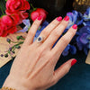 Vintage 1960's Sapphire & Diamond Engagement Ring