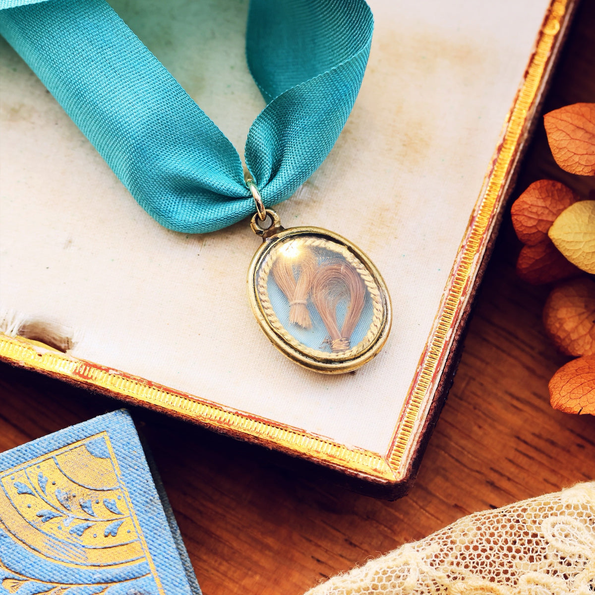 Sweet Circa 1860's Enamelled Memorial Locket