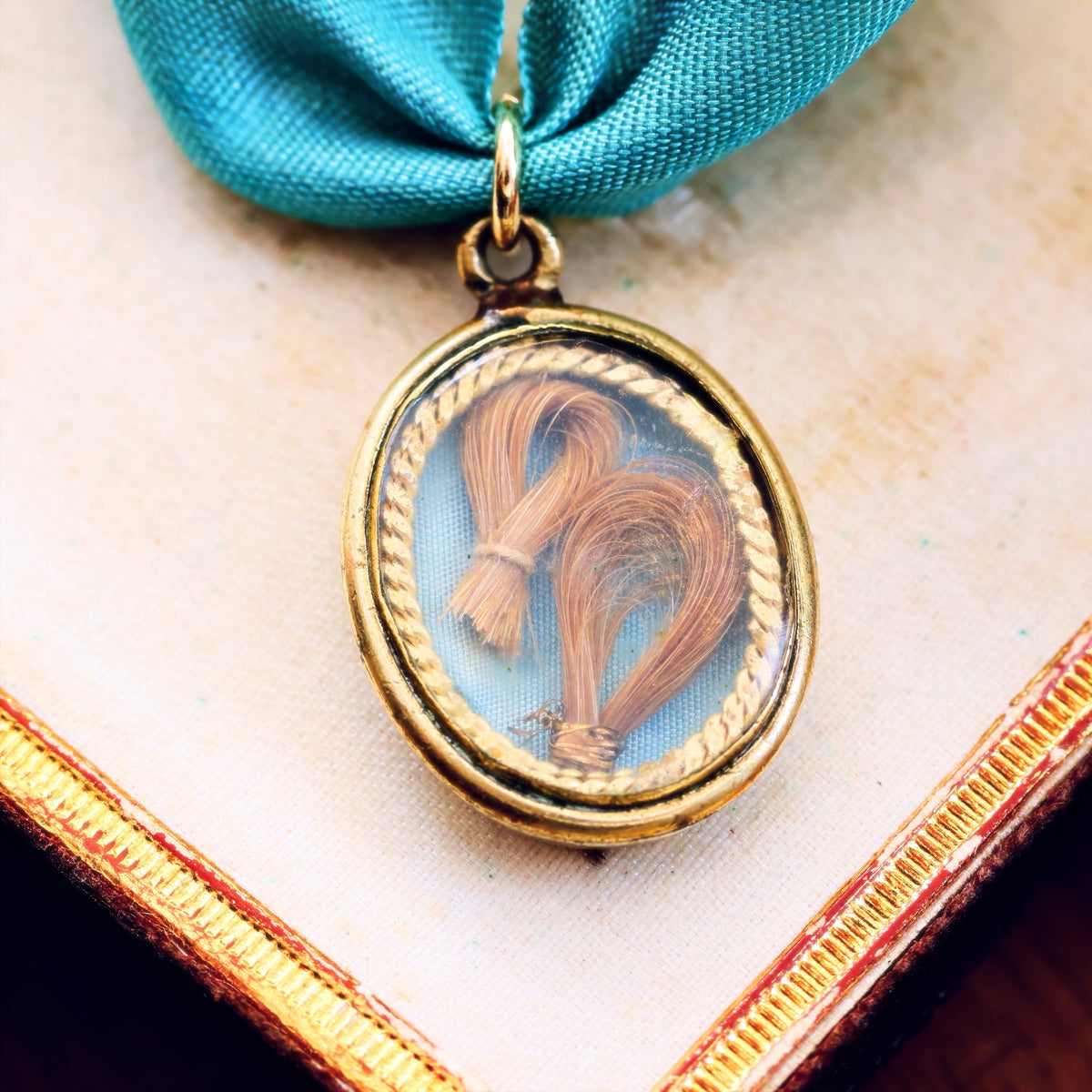 Sweet Circa 1860's Enamelled Memorial Locket