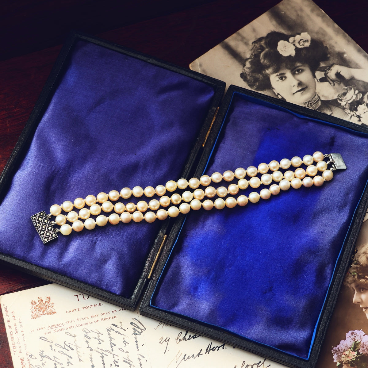 Vintage 1950's Cultured Saltwater Pearl Bracelet