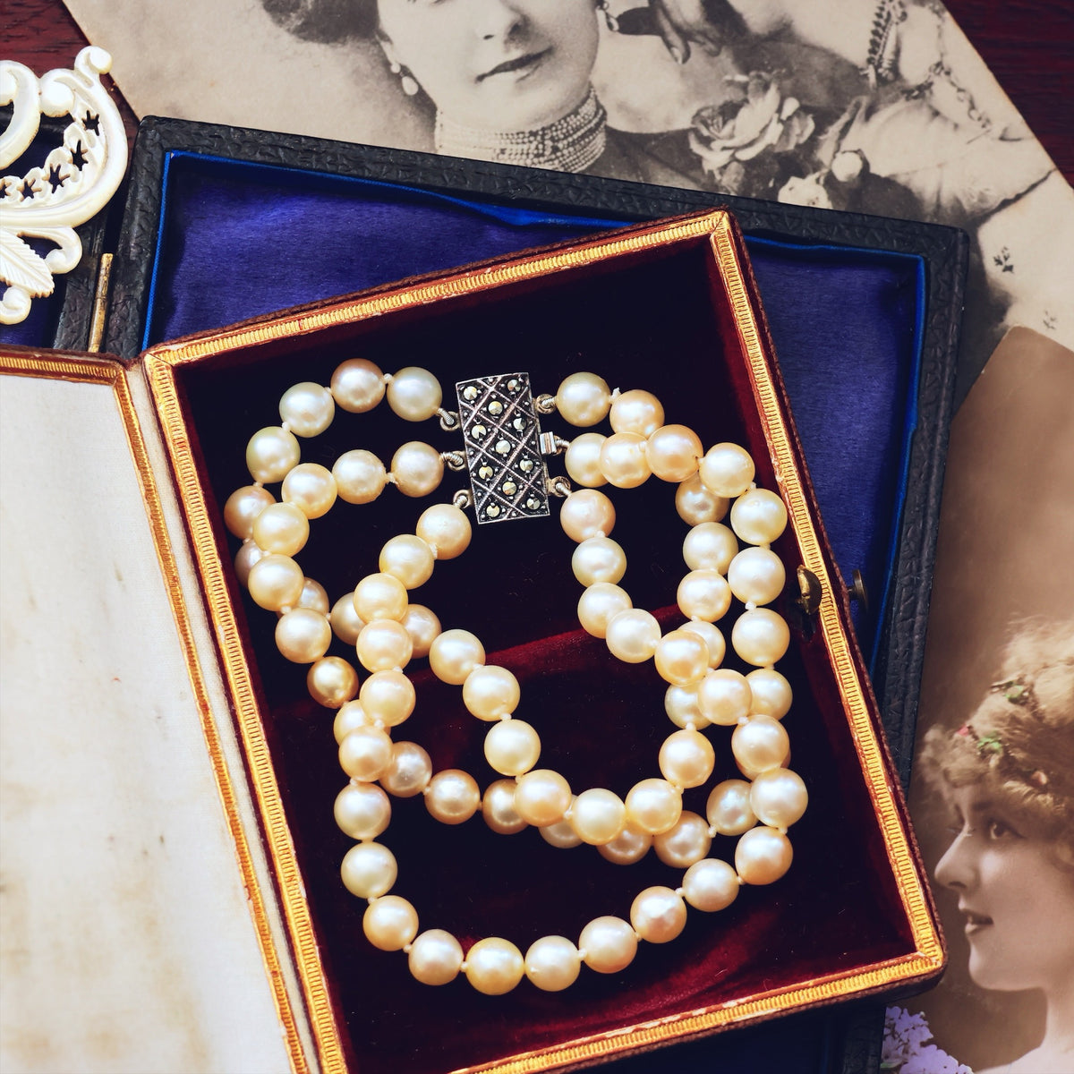 Vintage 1950's Cultured Saltwater Pearl Bracelet