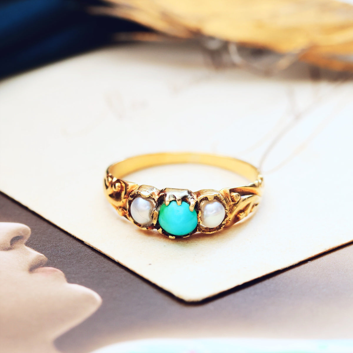 Fondest Antique Victorian Sweetheart Ring