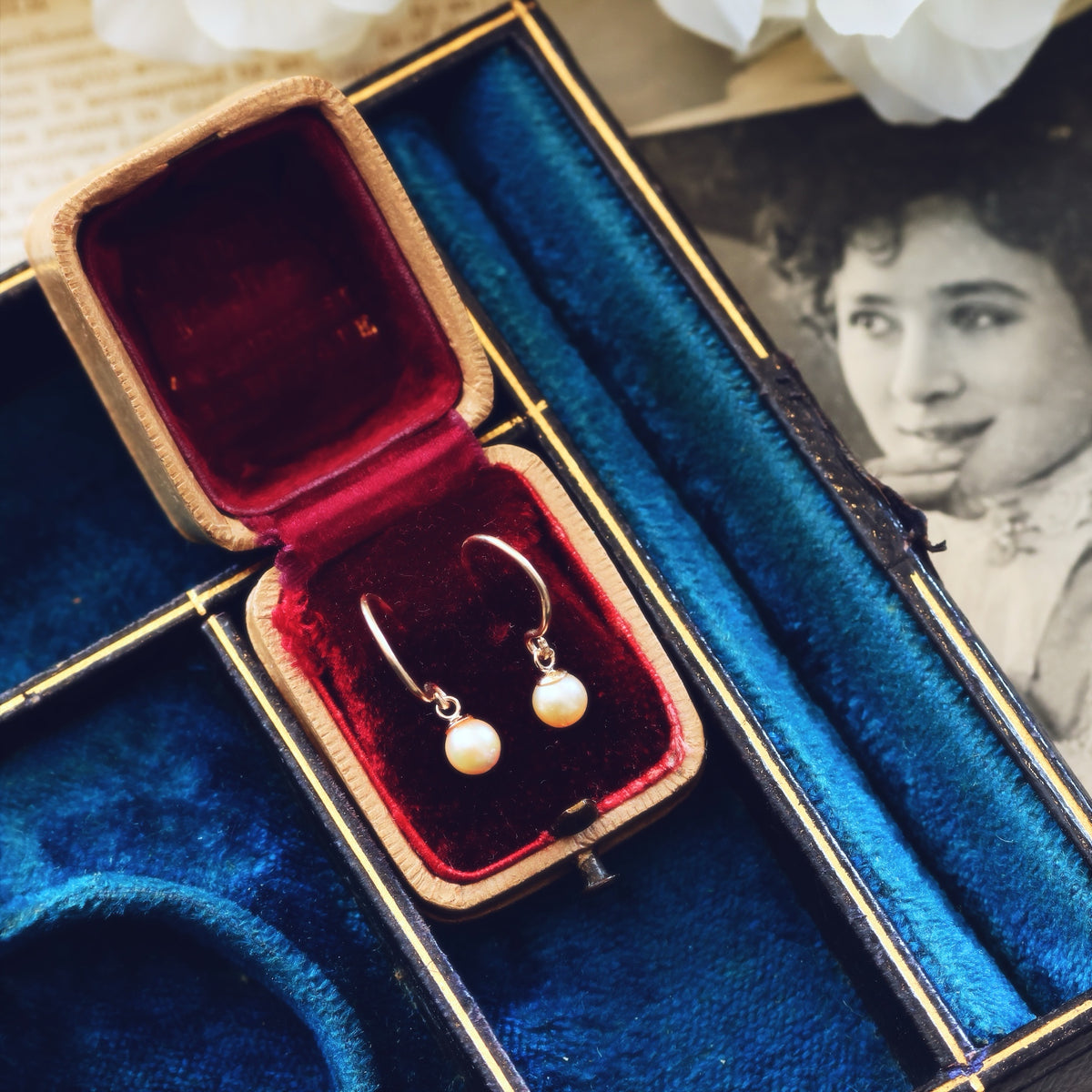 Classic Saltwater Pearl Drop Earrings