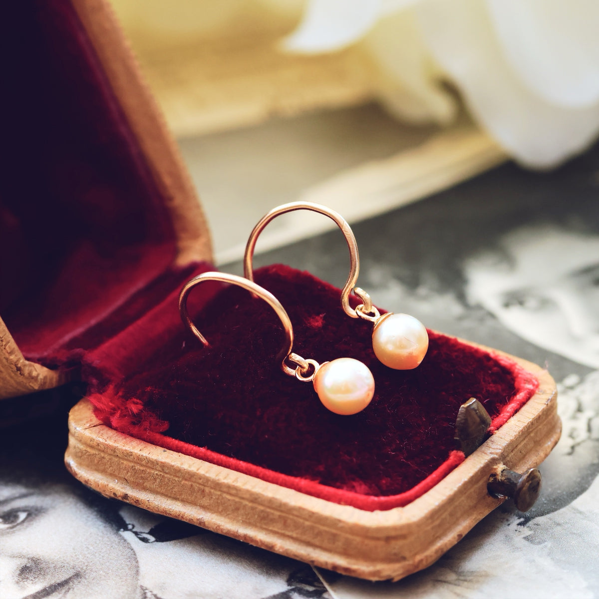 Classic Saltwater Pearl Drop Earrings