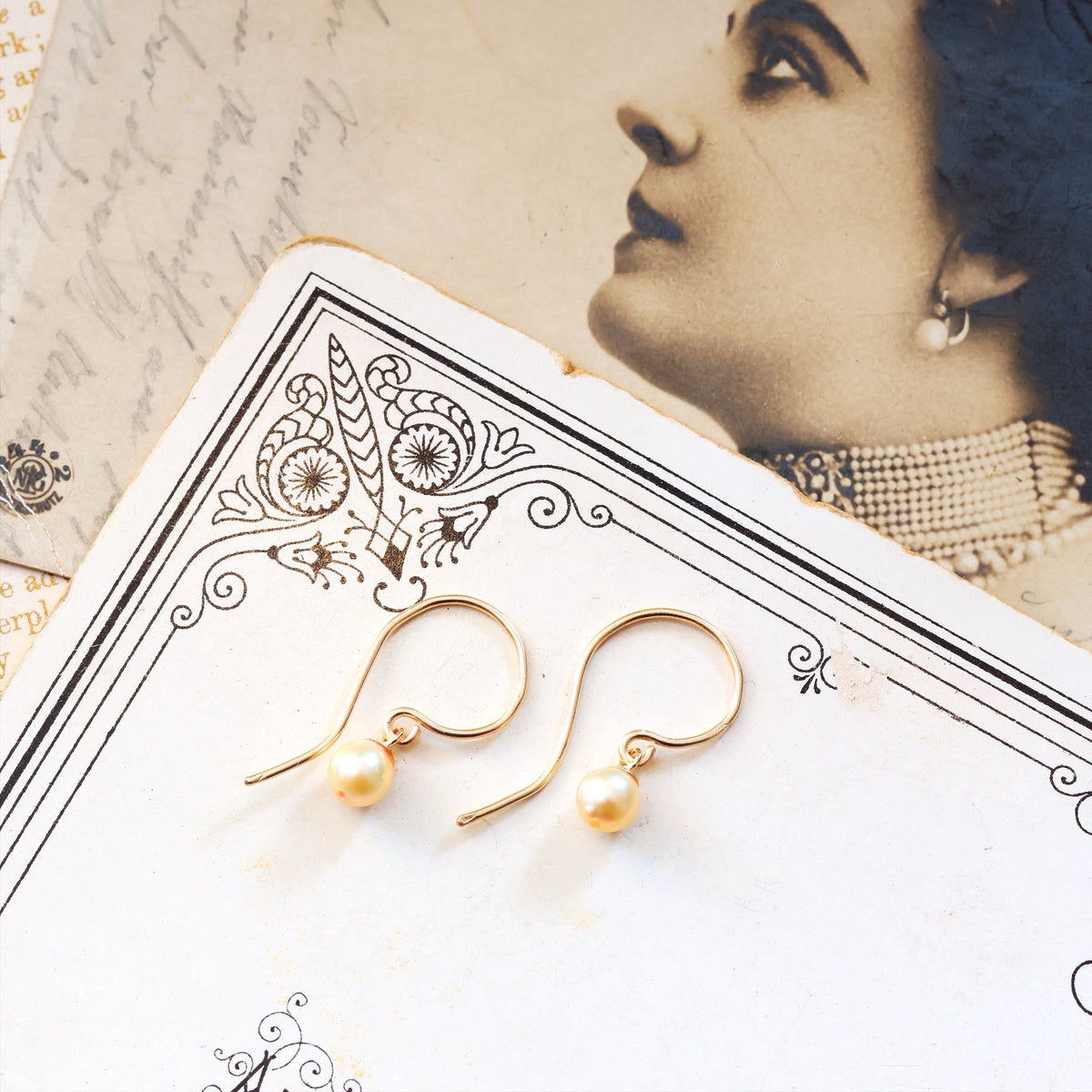 Classic Saltwater Pearl Drop Earrings