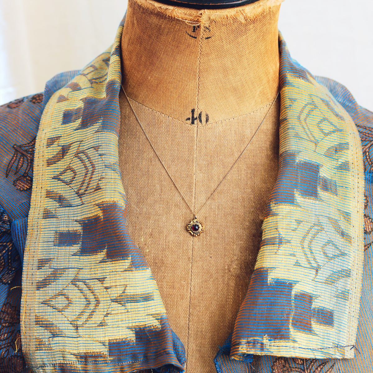 Bewitching Victorian Gothic! Garnet Pendant