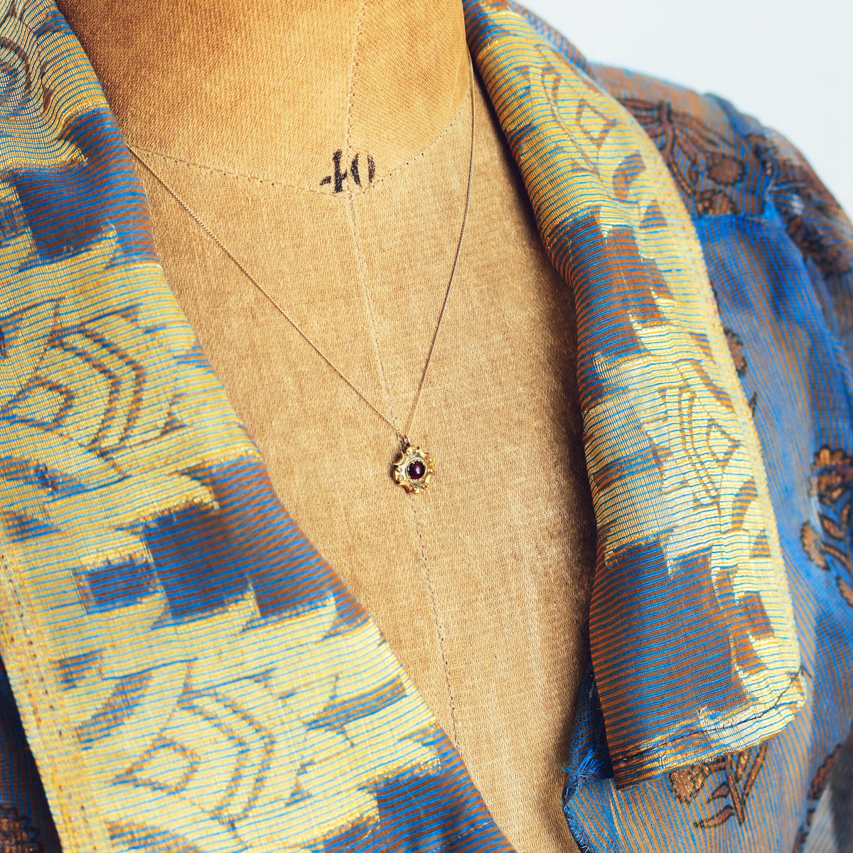 Bewitching Victorian Gothic! Garnet Pendant