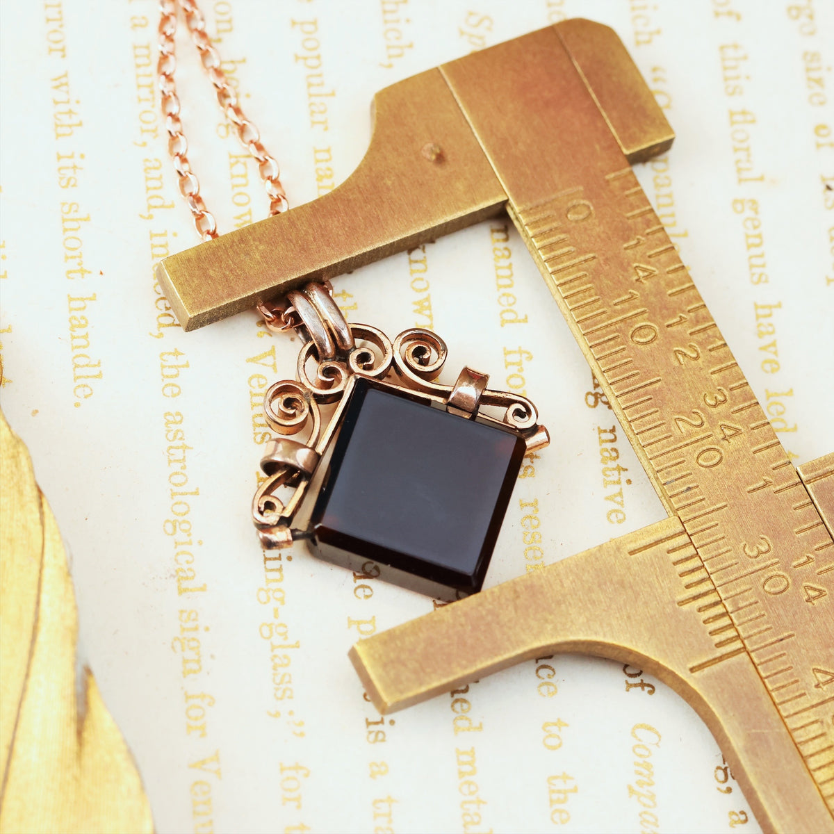 Antique Centurion Tassie Style Swivel Pendant