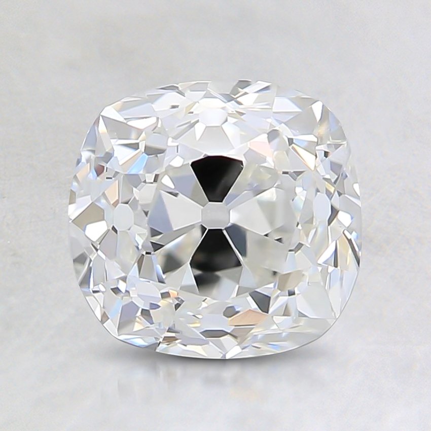 Antique Recycled Hand Cut Diamond Engagement Ring