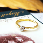Delightful Edwardian Diamond Solitaire Engagement Ring
