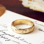Vintage Date 1958 Size 'L' or '5.75' Wedding Ring