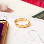 Vintage Date 1963 9ct Gold Wedding Ring