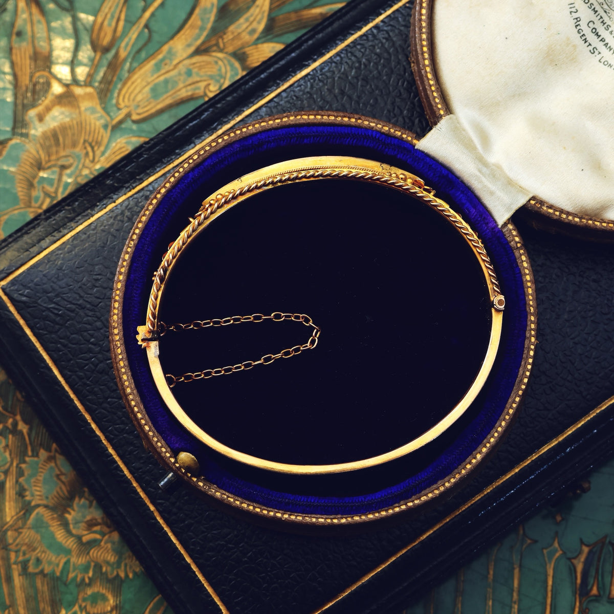 Starry Nights! Edwardian Sapphire & Diamond Bangle