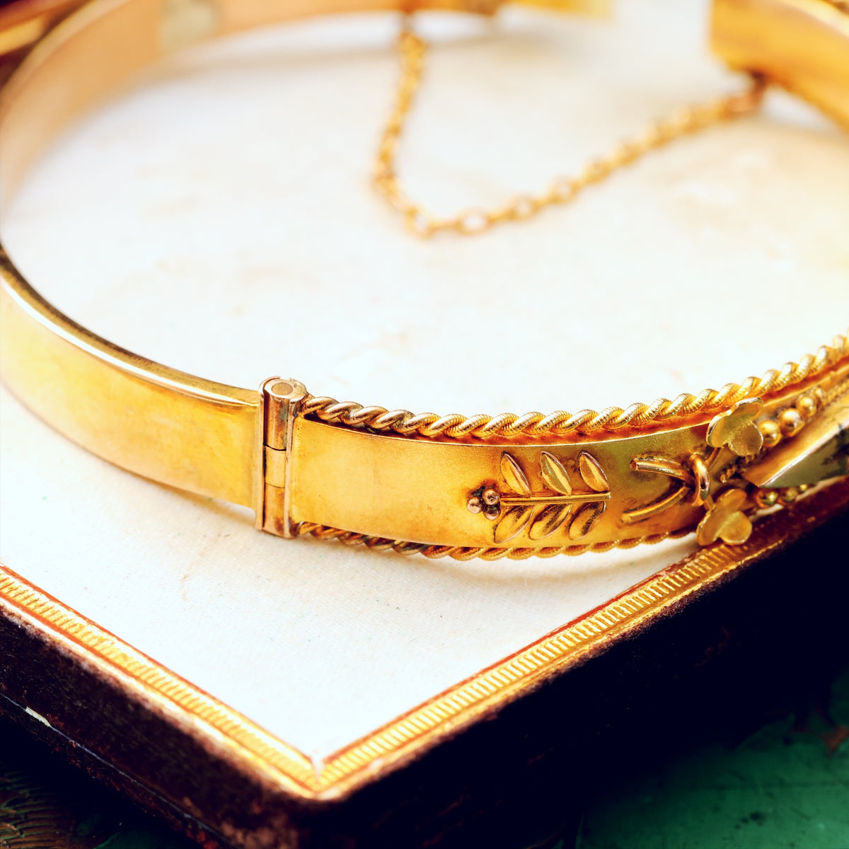Starry Nights! Edwardian Sapphire & Diamond Bangle