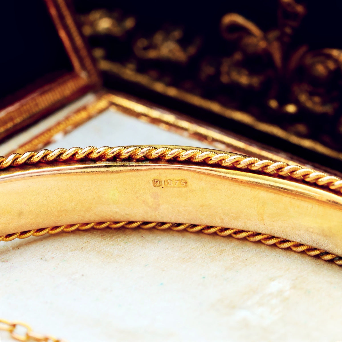 Starry Nights! Edwardian Sapphire & Diamond Bangle