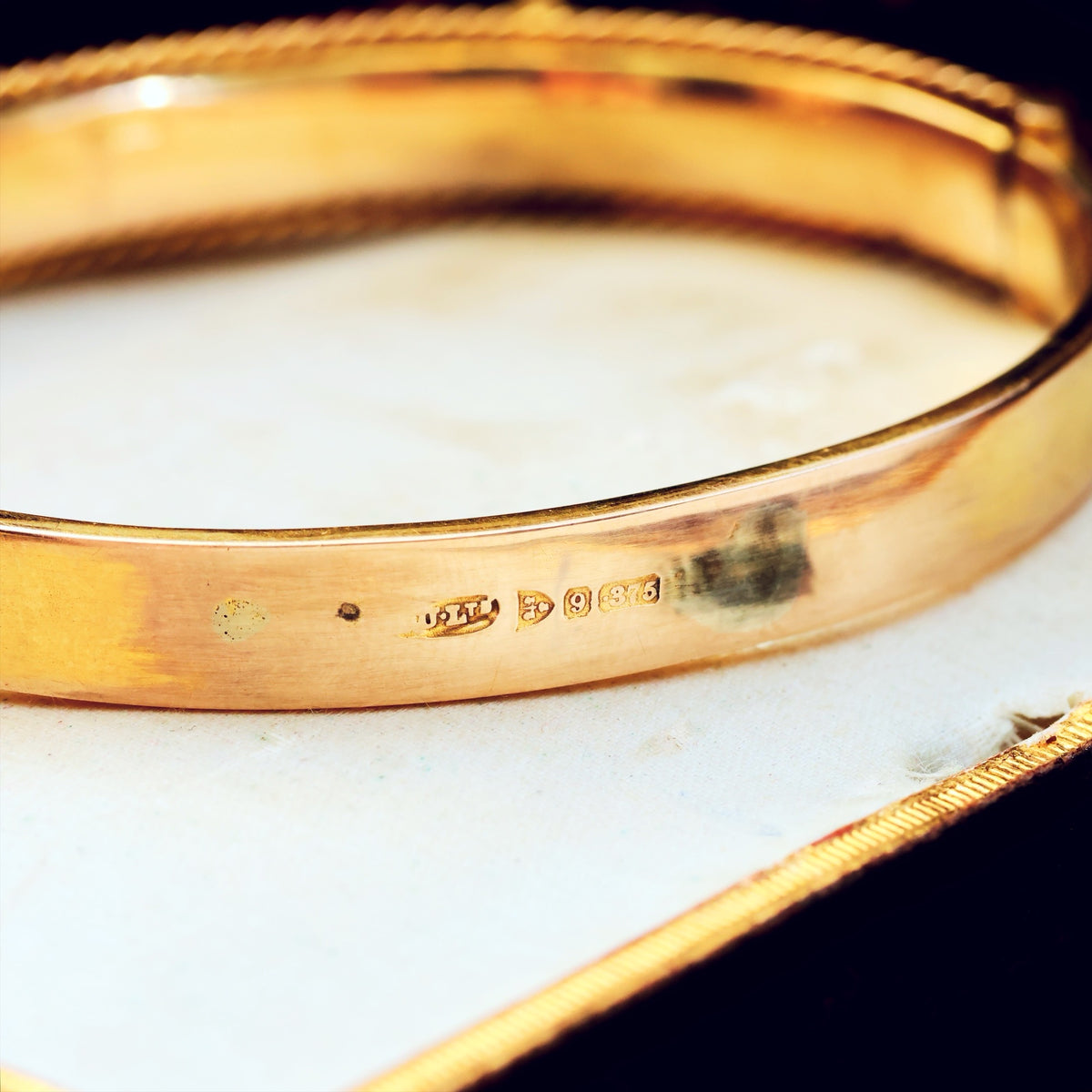 Starry Nights! Edwardian Sapphire & Diamond Bangle