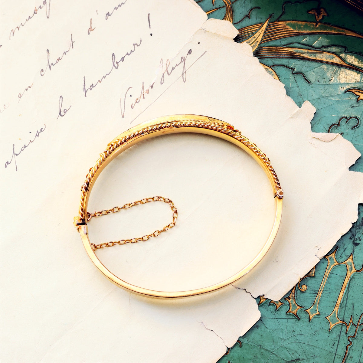 Starry Nights! Edwardian Sapphire & Diamond Bangle