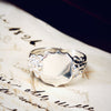 Date 1971 Vintage Silver Shield Signet Ring