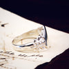 Date 1971 Vintage Silver Shield Signet Ring