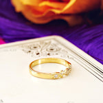 Vintage Style 18ct Gold & Diamond Ring