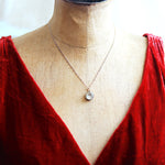 Vintage Edwardian Silver Paste Pendant