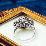 Fabulous Vintage Diamond Cocktail Dress Ring