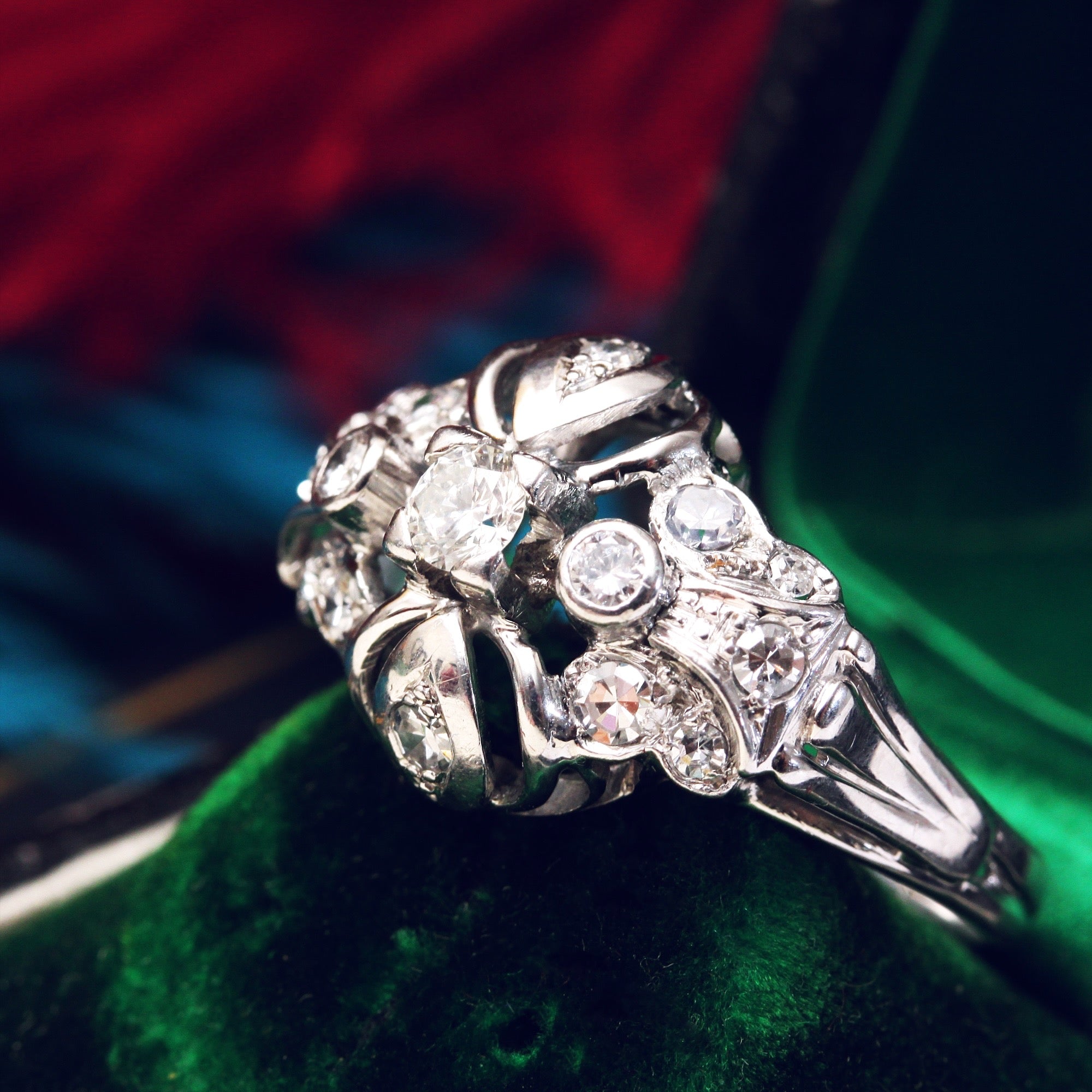 Vintage dress rings discount
