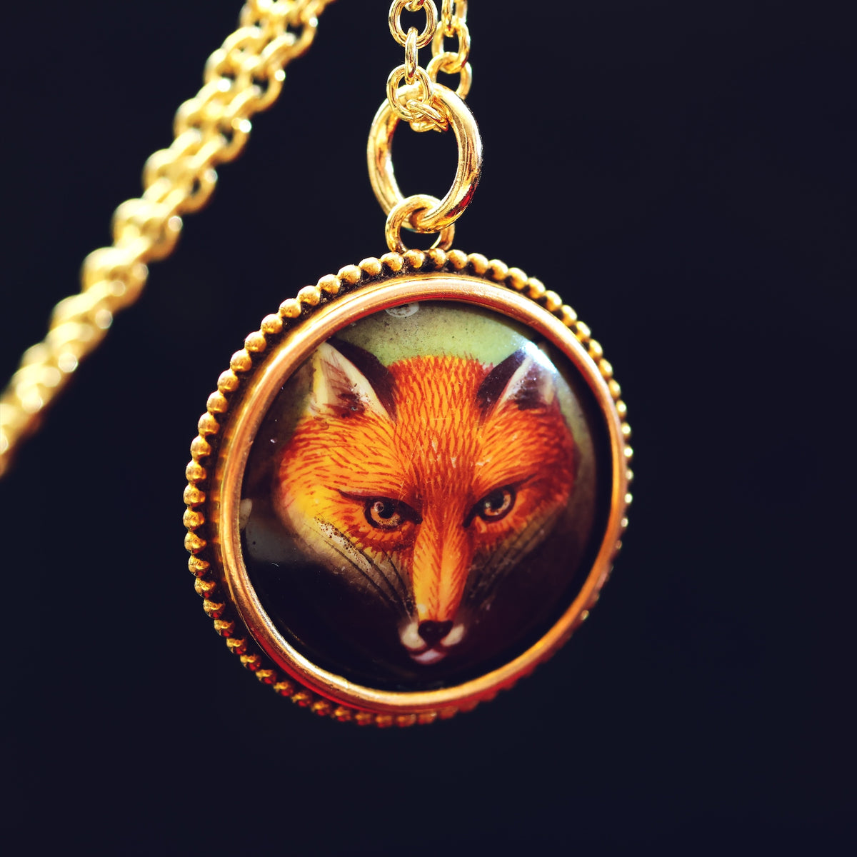Miniature of a Fox Painted by W B Ford