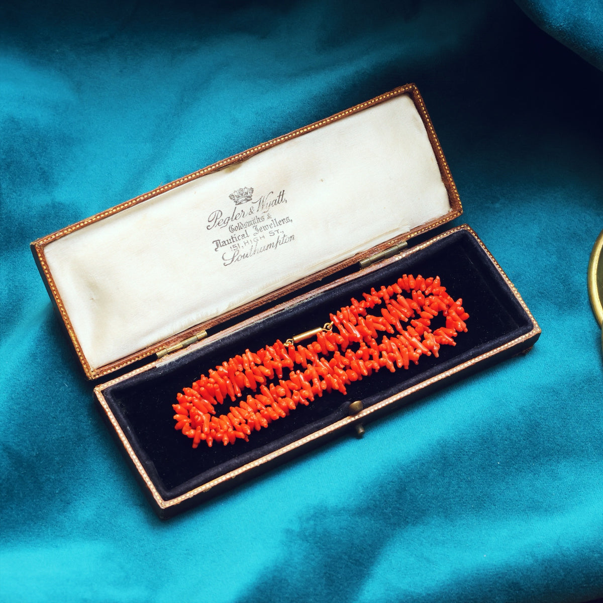 Fine Hand Carved Antique Georgian Coral Necklace