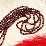 Grand Antique Victorian Bohemian Garnet Bead Necklace