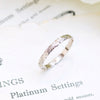 Vintage Leaves Size 'P'/7.75' Platinum Wedding Ring