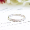 Vintage Leaves Platinum Wedding Ring
