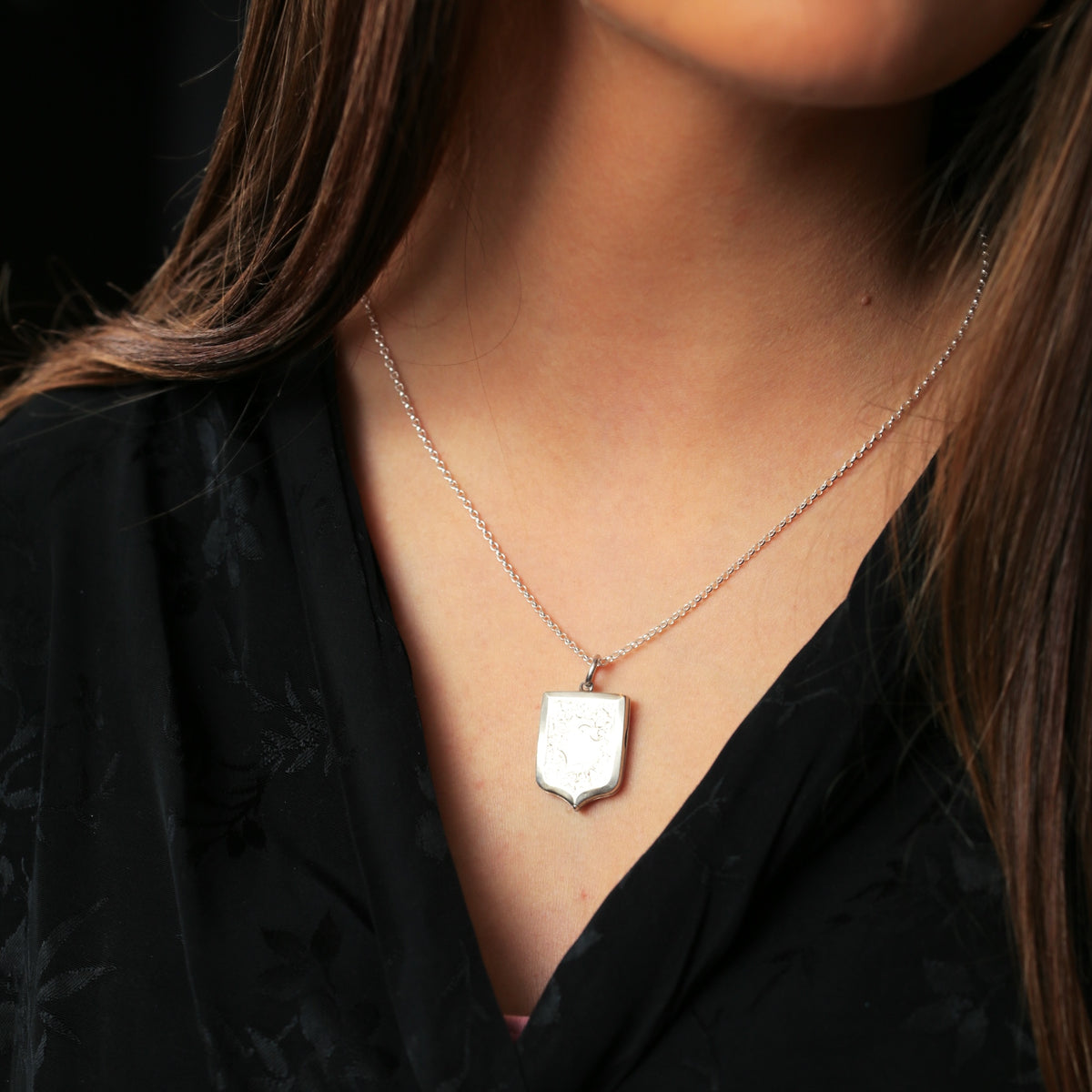 Date 1908 Hand Engraved 'Ivy' Locket