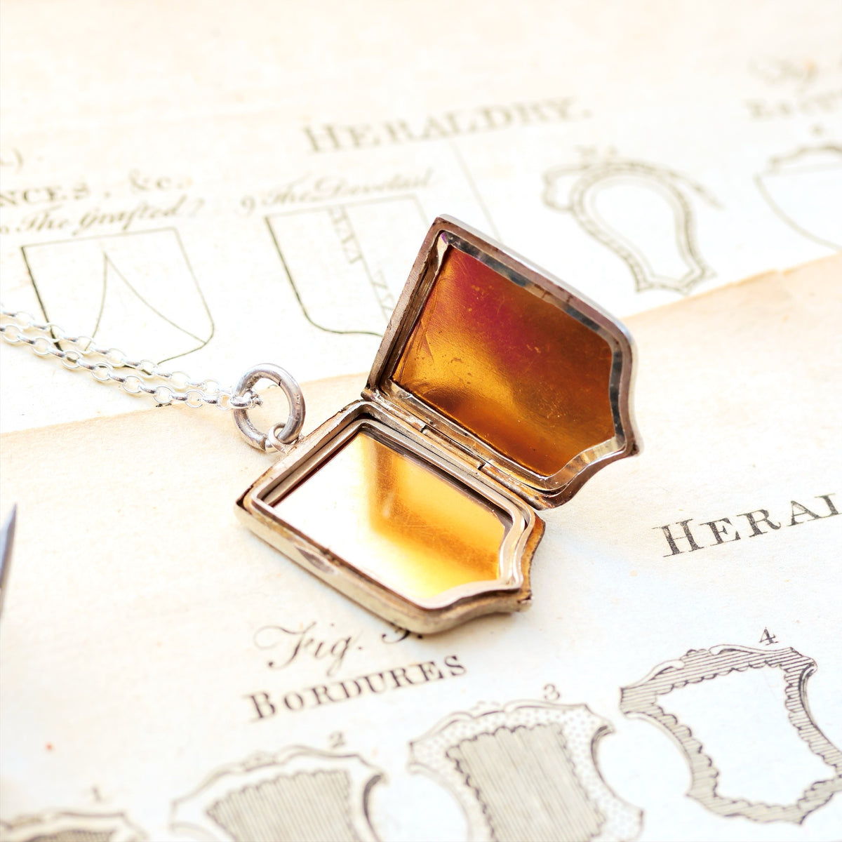 Date 1908 Hand Engraved 'Ivy' Locket