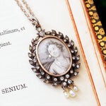 Antique Continental Silver & Paste Locket